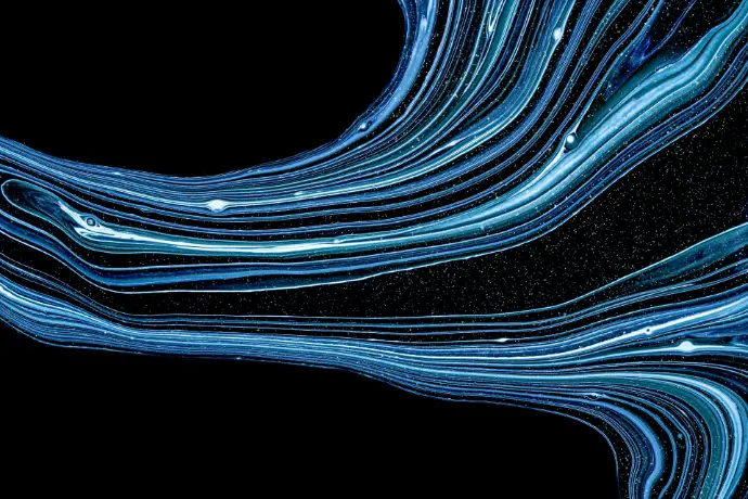 blue and white light streaks